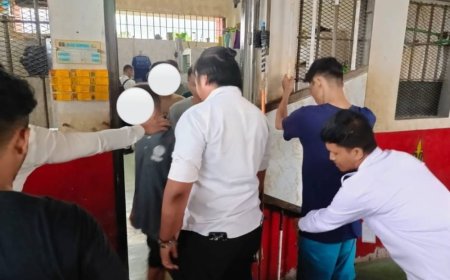 Wujudkan Keamanan dan Ketertiban, Lapas Narkotika Rumbai Lakukan Razia