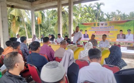 Musrenbangdes dan Rembuk Stunting Desa Pekan Kamis Tahun 2026 Berjalan Lancar