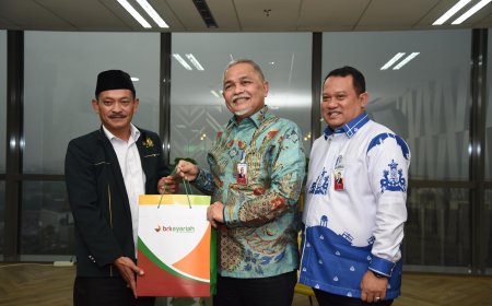 PWNU Riau Komitmen Sosialisasikan Produk BRK Syariah di Lingkungan Pondok Pesantren