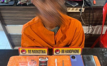 Diduga Miliki Sabu, Sat Res Narkoba Polres Inhil Amankan Seorang Warga Batang Tuaka