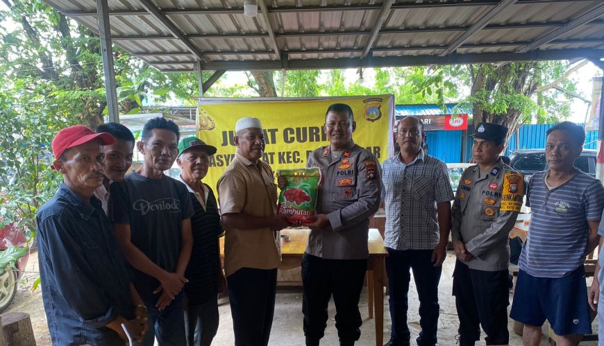 Polsek Batu Ampar Gelar Jumat Curhat, Serap Aspirasi Warga