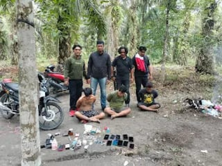 Kodim 0314/Inhil Sukses Ringkus Tiga Pengedar Sabu, Dukung Pemberantasan Narkoba