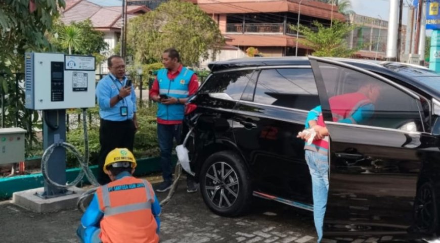 PLN Bengkalis Sediakan Stasiun Pengisian Kendaraan Listrik
