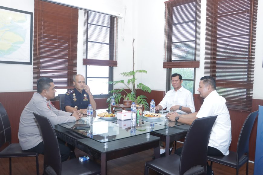 Kapolres Inhil Silaturahmi ke Bea Cukai Tembilahan