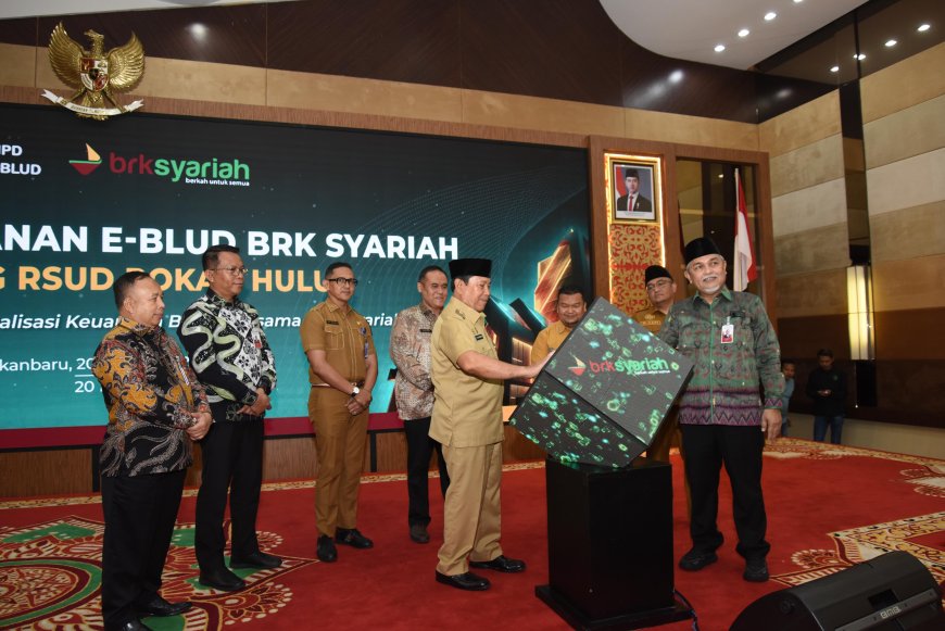 Perdana se-Sumatera, RSUD Rokan Hulu Implementasikan Layanan SIPD E-BLUD BRK Syariah 