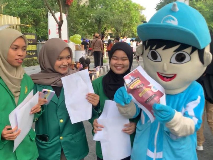 Gelar Kampanye Anti Korupsi, Ini Pesan Mahasiswa Universitas Muhammadiyah Riau