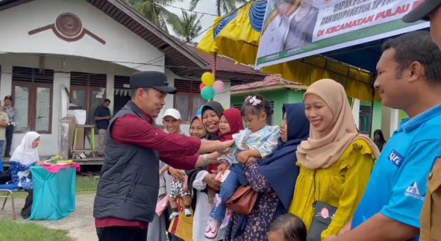 Pj Bupati H Erisman Yahya Tinjau Pembangunan dan Silaturahmi di Pulau Burung