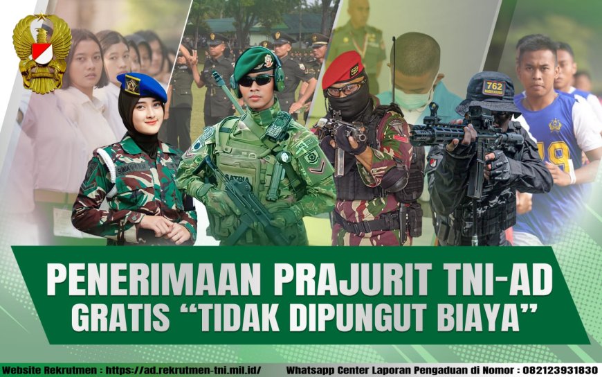Pendaftaran TNI AD Gratis! Dandim 0314/Inhil Ajak Kawula Muda Bergabung untuk Berbakti pada Negara