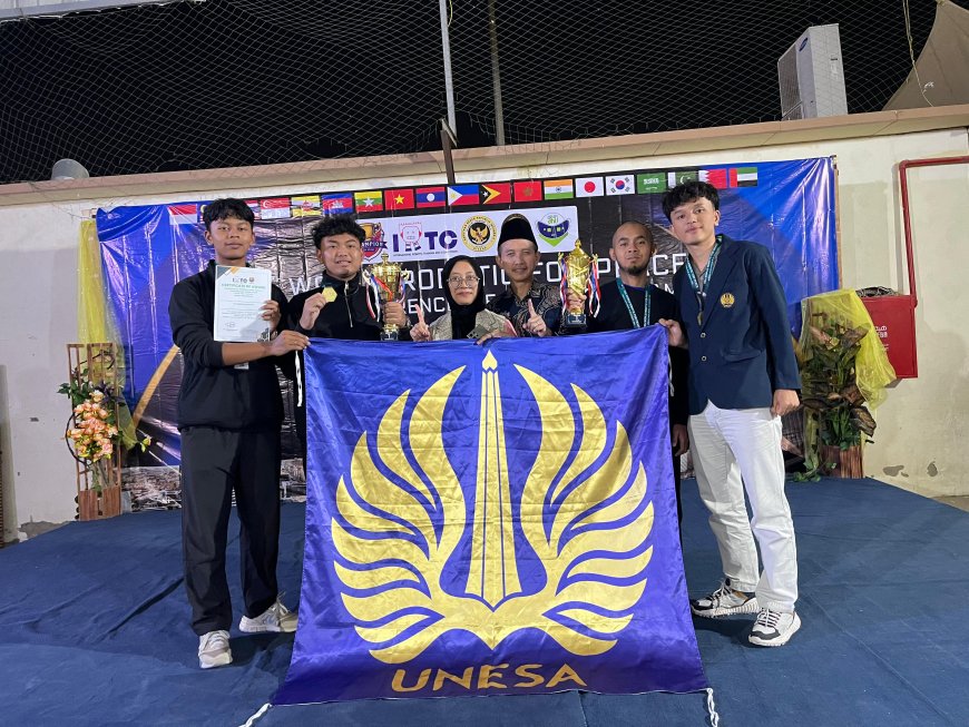 Ukir Prestasi di Arab Saudi, Tim Robotik SMA Labschool Unesa 1 Torehkan Hasil Gemilang