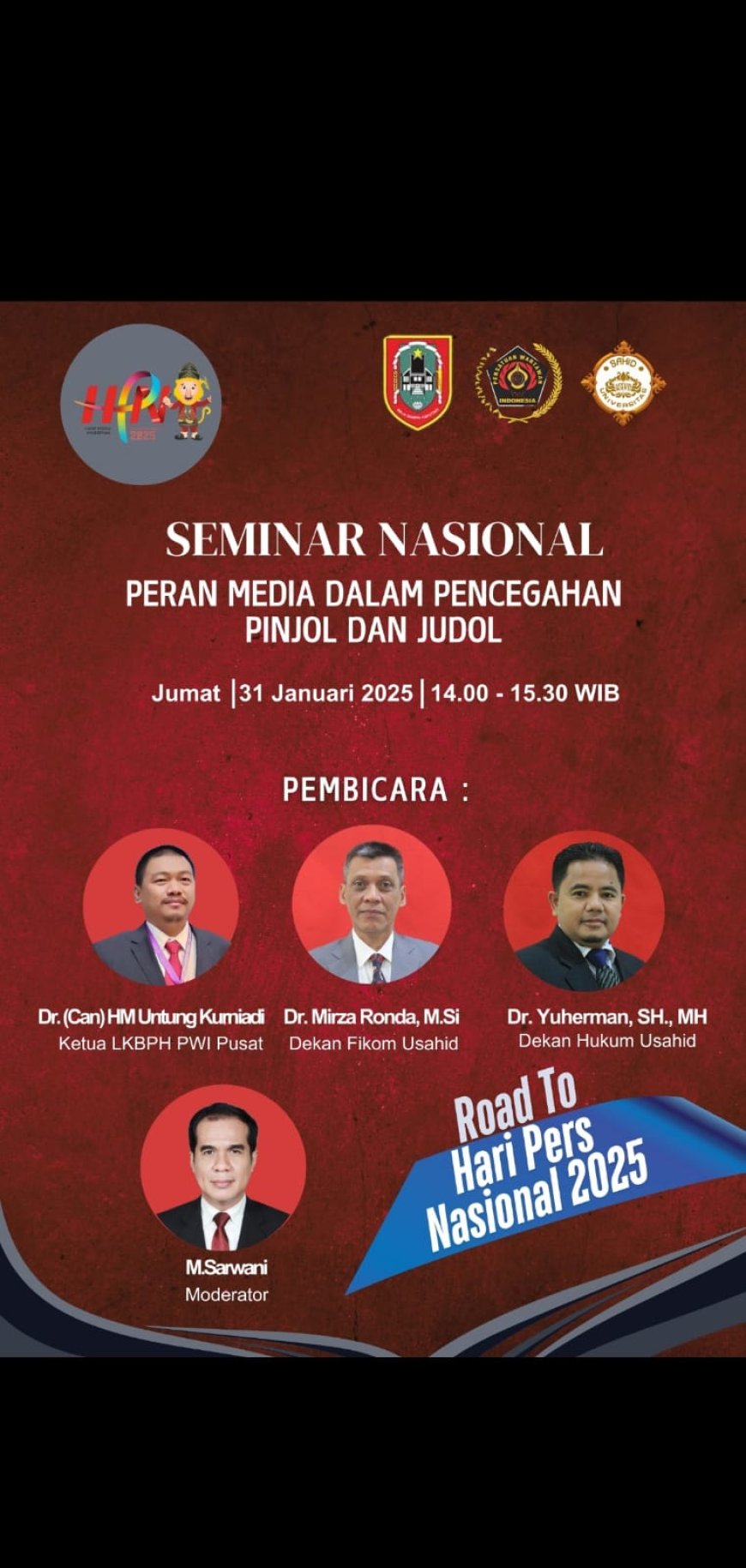 Road to HPN 2025 Kalsel, Panpel Gelar Seminar Pinjol di Universitas Sahid Jakarta