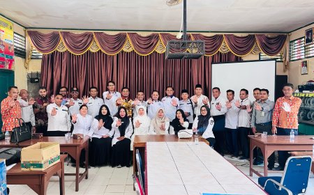 MKKS Rayon 1 Tingkat SMP Sambut Kehadiran Komnas PA Pelalawan, Junaidi S.Pd, M.Pd: Sinergitas Harus Dibangun