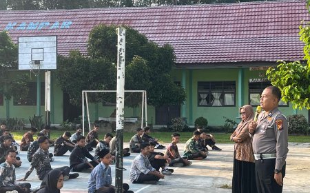 Polres Kampar Sosialisasikan Etika Tertib Berlalu Lintas di MAN 4, Tingkatkan Kesadaran Generasi Muda