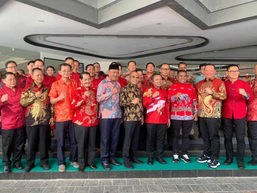 Di Acara Imlek, Ini Harapan Sekretaris PDI Perjuangan Riau Kaderismanto