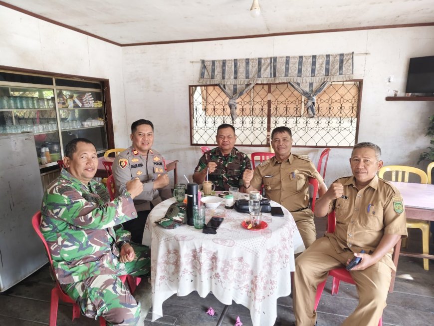 Bangun Keakraban, Kapolsek Tempuling Gelar Komunikasi Sosial dengan Forkopimcam