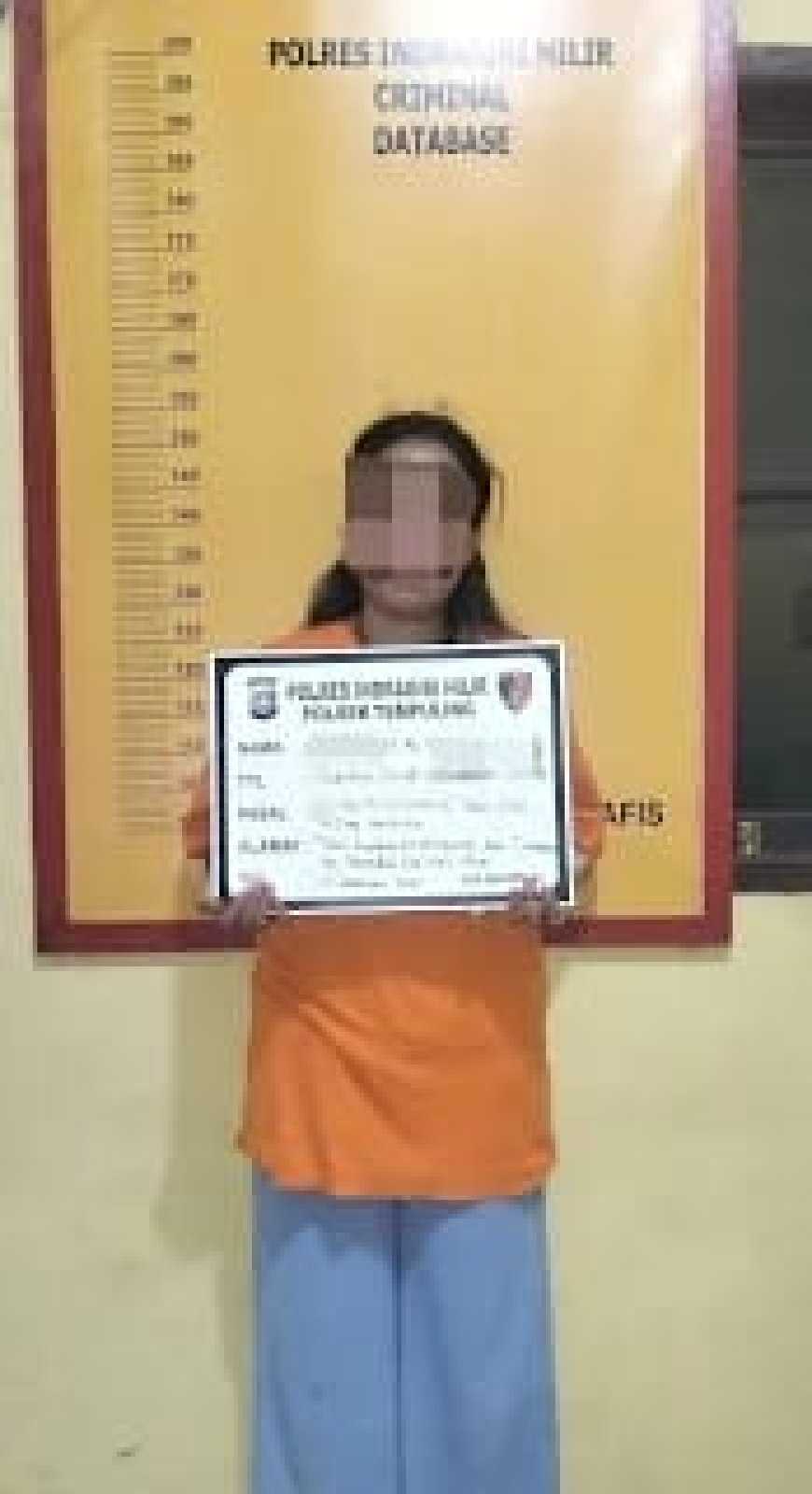 Polsek Tempuling Tangkap Wanita Diduga Pengedar Sabu