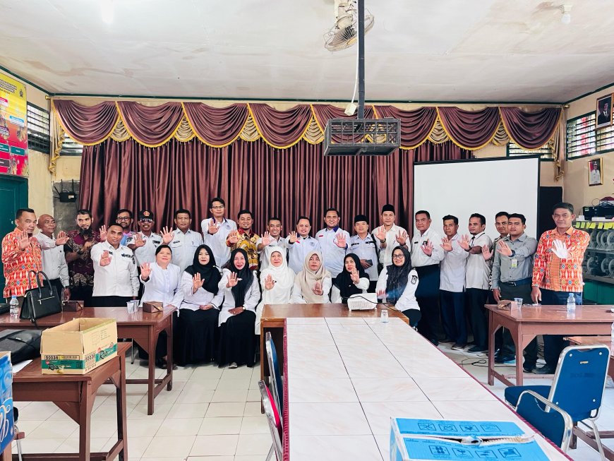 MKKS Rayon 1 Tingkat SMP Sambut Kehadiran Komnas PA Pelalawan, Junaidi S.Pd, M.Pd: Sinergitas Harus Dibangun