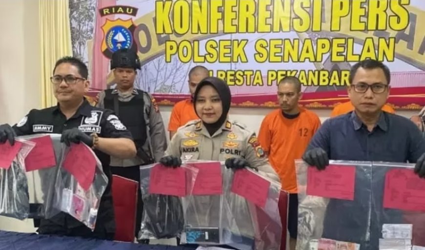 Polsek Senapelan Berhasil Meringkus Bandar Sabu Ketika Mau Bertransaksi