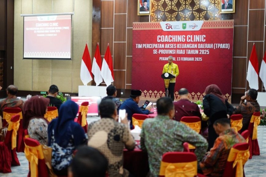 Optimalkan Kinerja dan Program Kerja, Pemprov Riau Gelar Coaching Clinic TPAKD 2025