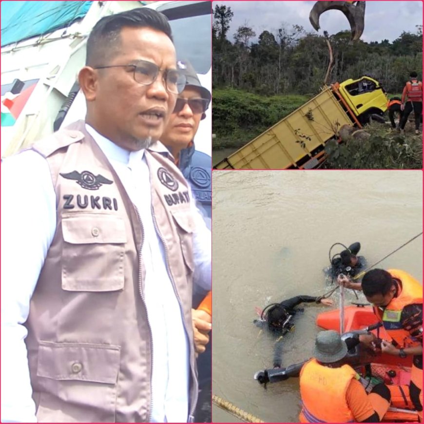 Bupati H Zukri SM Sampaikan Duka Mendalam Tragedi di Sungai Segati yang Merengut Belasan Korban Jiwa 