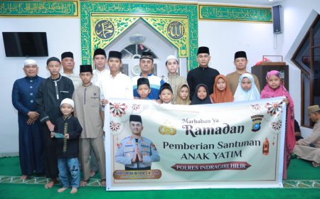 Program Ramadhan, Kapolres Inhil akan Santuni Anak Yatim Usai Sholat Tarawih