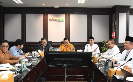 Diskusi Terkait Penambahan Modal, DPRD Kabupaten Natuna Sambangi Kantor Pusat BRK Syariah