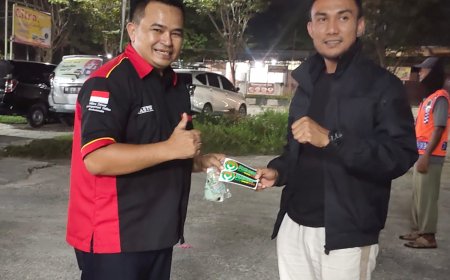 Ipda Iswadi Putra Berikan Wejangan Lalu Lintas dalam Serah Terima Legalitas GOJEK KGMP