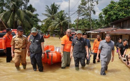Pemprov Riau Salurkan Bantuan Banjir ke 6 Kabupaten/Kota