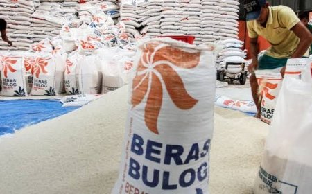 Jelang IdulFitri, Stok Beras Bulog Riau 18 Ribu Ton