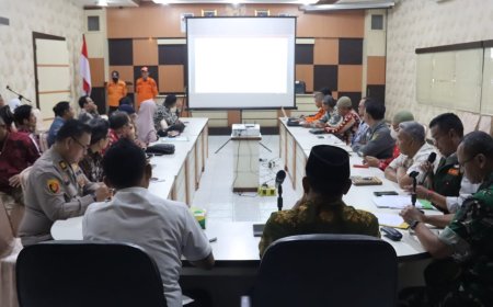 Pemkab Inhil Gelar Rapat Koordinasi Tangani Banjir, Siap Tingkatkan Status Tanggap Darurat