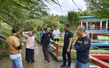 Polisi Datangi TKP Kolam Renang Lokasi Bocah Tenggelam di Pulau Palas