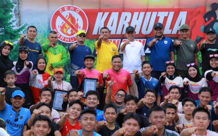 Karhutla Run Fun 2025 Polres Inhil Berlangsung Semarak