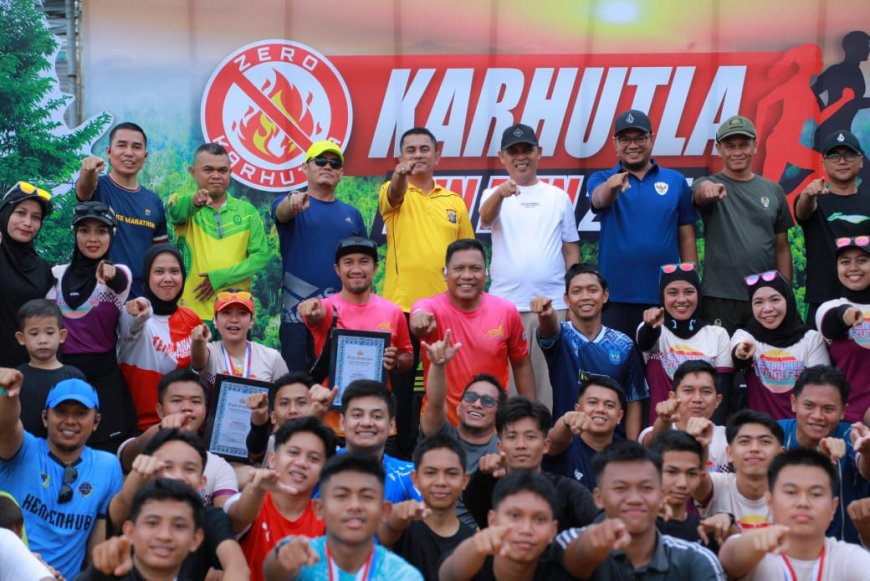 Karhutla Run Fun 2025 Polres Inhil Berlangsung Semarak