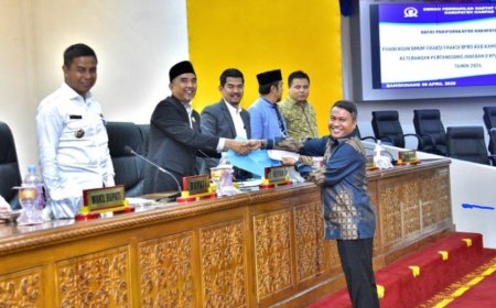 DPRD Kampar Laksanakan Rapat Paripurna LKPJ,  Berikut Pandangan Fraksi PKS dan PPP
