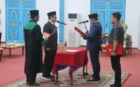 Resmi lantik Pj Sekda, Zukri : Saya Mau Tahun 2026 Tidak Ada Lagi Tunda Bayar