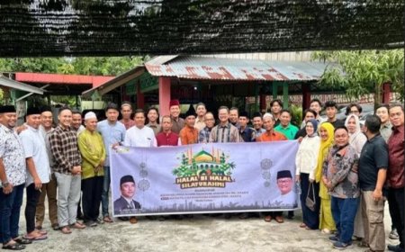 Hadiri Halal Bihalal IKA MKJ, Ketua DPRD : Mari Kita Bangun Kabupaten Kampar