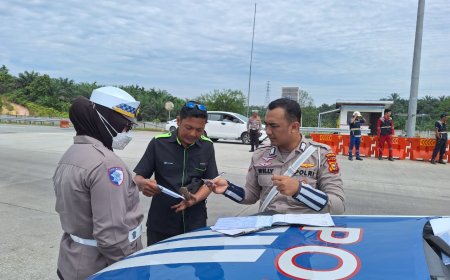Penegakan Hukum dan Edukasi Lalu Lintas: Upaya Subdit Gakkum Cegah Kecelakaan di Jalan Tol Pekanbaru-Dumai