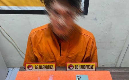 Polres Inhil Tangkap Seorang Warga Tembilahan Jadi Pengedar Sabu