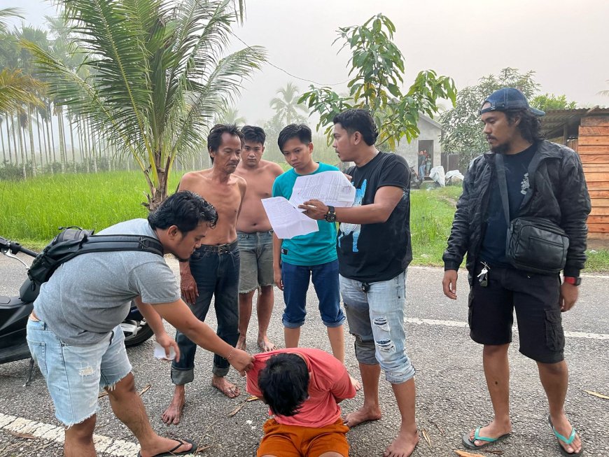 Pelaku Pemerasan yang Resahkan Masyarakat Berhasil Diringkus Sat Reskrim Polres Inhil