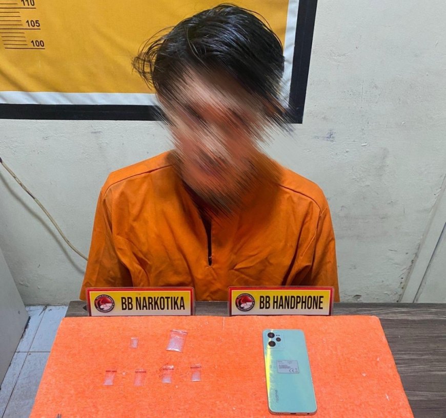 Polres Inhil Tangkap Seorang Warga Tembilahan Jadi Pengedar Sabu