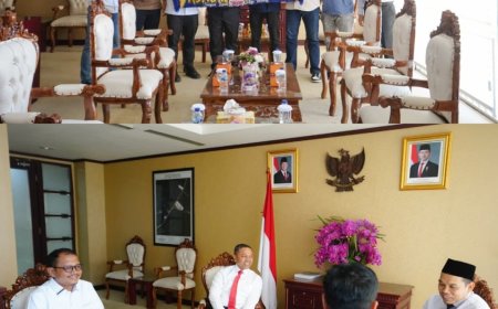 Silaturahmi Bersama Gubri Abdul Wahid, Asykar Theking Komitmen Bangkitkan Sepak Bola Riau