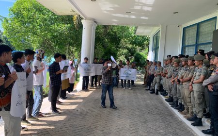 Aksi SAVANA Menuntut Tanggung Jawab atas Munculnya Lumpur Panas di Desa Roburan Dolok