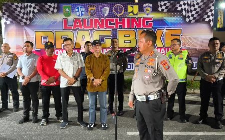 Polda Riau Resmikan Lintasan Drag Bike 200 Meter, Solusi Akhiri Balap Liar