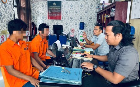 Polsek Rupat Selatan Tangkap 2 Tersangka Pencabulan ABG