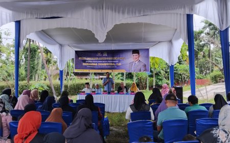 Laksanakan Reses, Anggota DPRD Riau Munawar Syahputra, SH Dengarkan Aspirasi Masyarakat