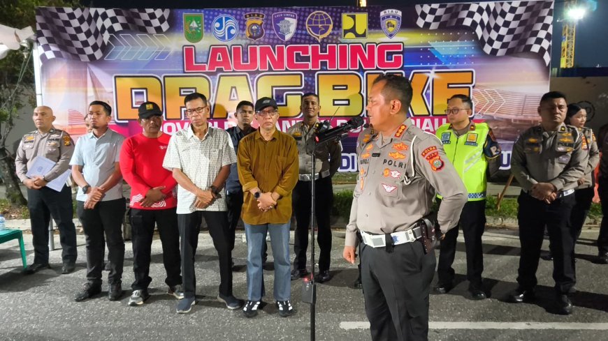 Polda Riau Resmikan Lintasan Drag Bike 200 Meter, Solusi Akhiri Balap Liar