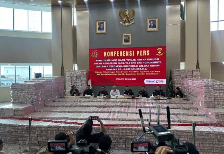 Luar Biasa, Kejagung Sita Uang Rp. 11,8 Triliun Atas Korupsi Ekspor CPO Milik Wilmar Group
