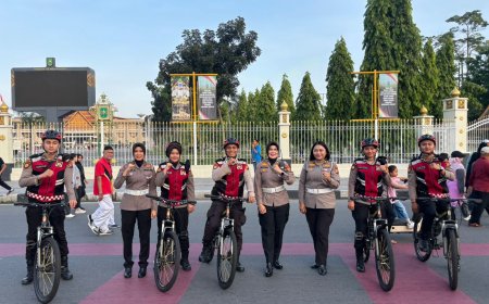Ditlantas Polda Riau Sosialisasikan Rute, Pengamanan, dan Penutupan Jalan Dalam Rangka Bhayangkara Run 2025