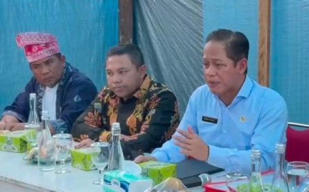 Bupati Pelalawan Bersama Gubernur Riau Dampingi Menteri LHK Tinjau Restorasi TNTN