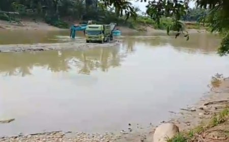 Waduh, Tambang Galian C Ilegal Sungai Rokan Kembali Beroperasi Terang-Terangan, APH Kemana ? ? 