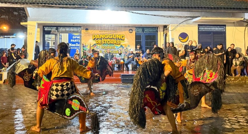 Atraksi Kuda Lumping Meriahkan Panggung Restorasi